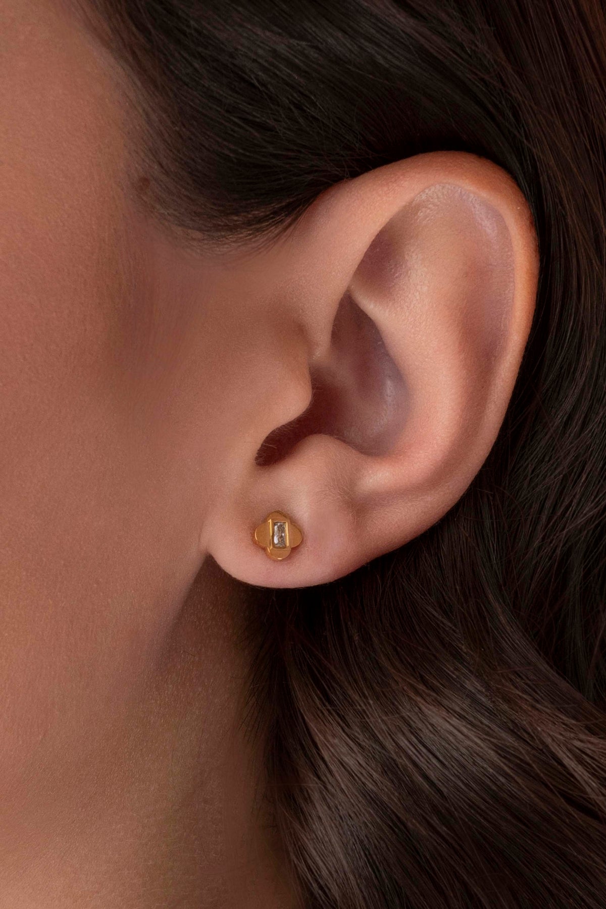 The Clear Zirconia Stud Earring Set