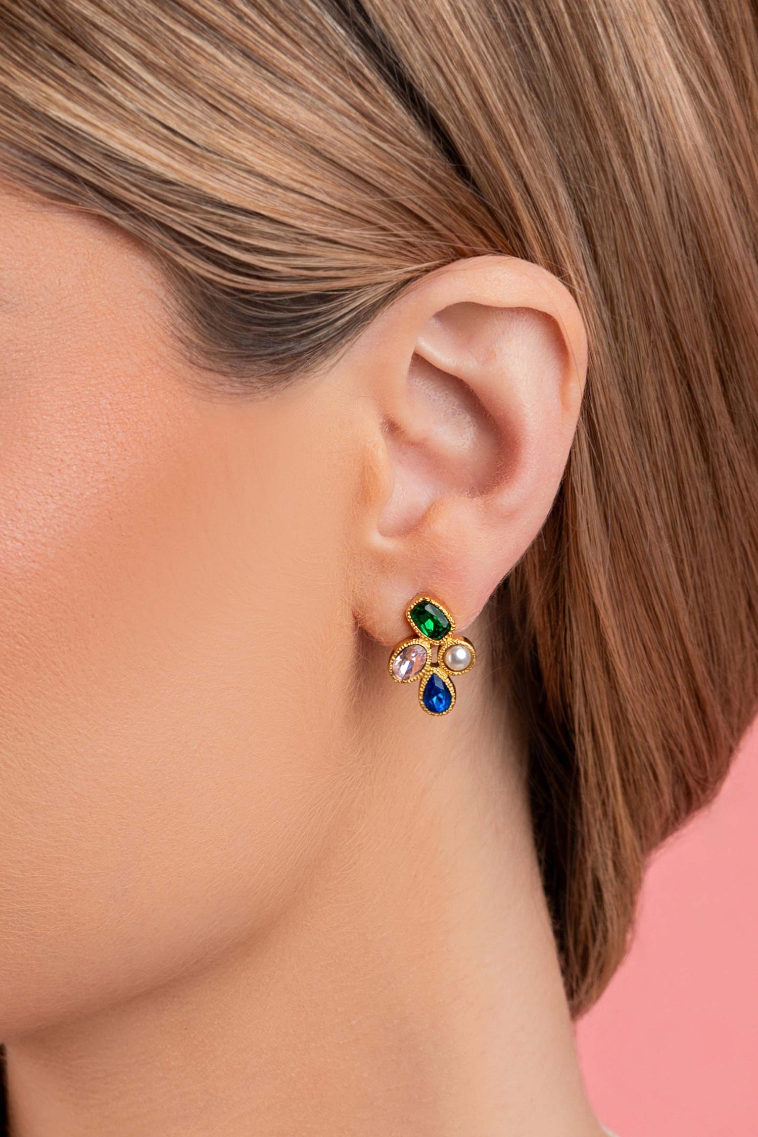 Fortress Stud Earring Set