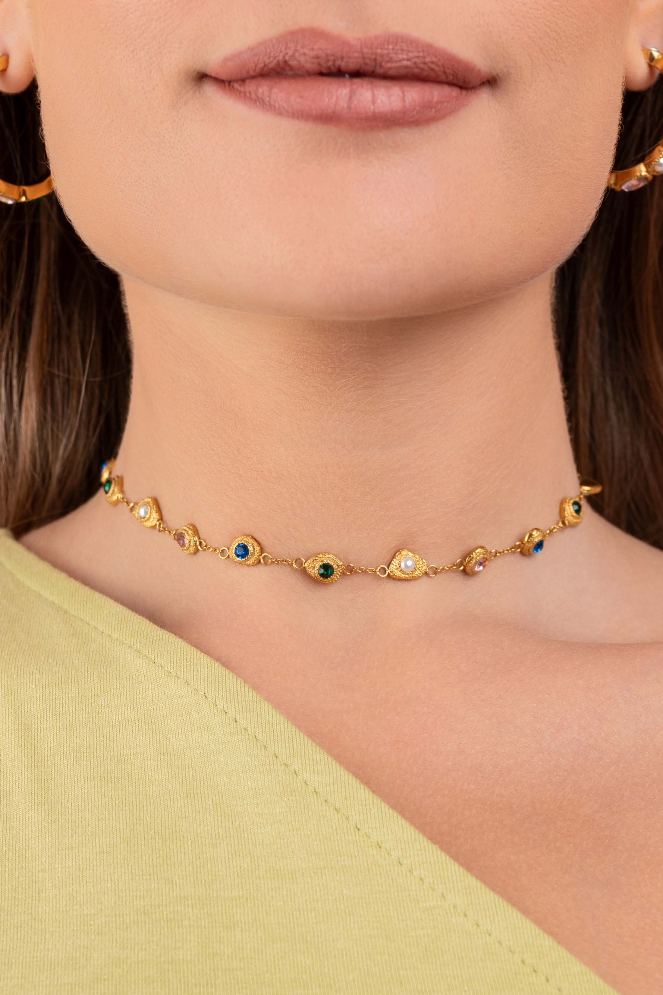 Fortress Hoop Earring Set &amp; Citadel Whisper Choker Gift Set