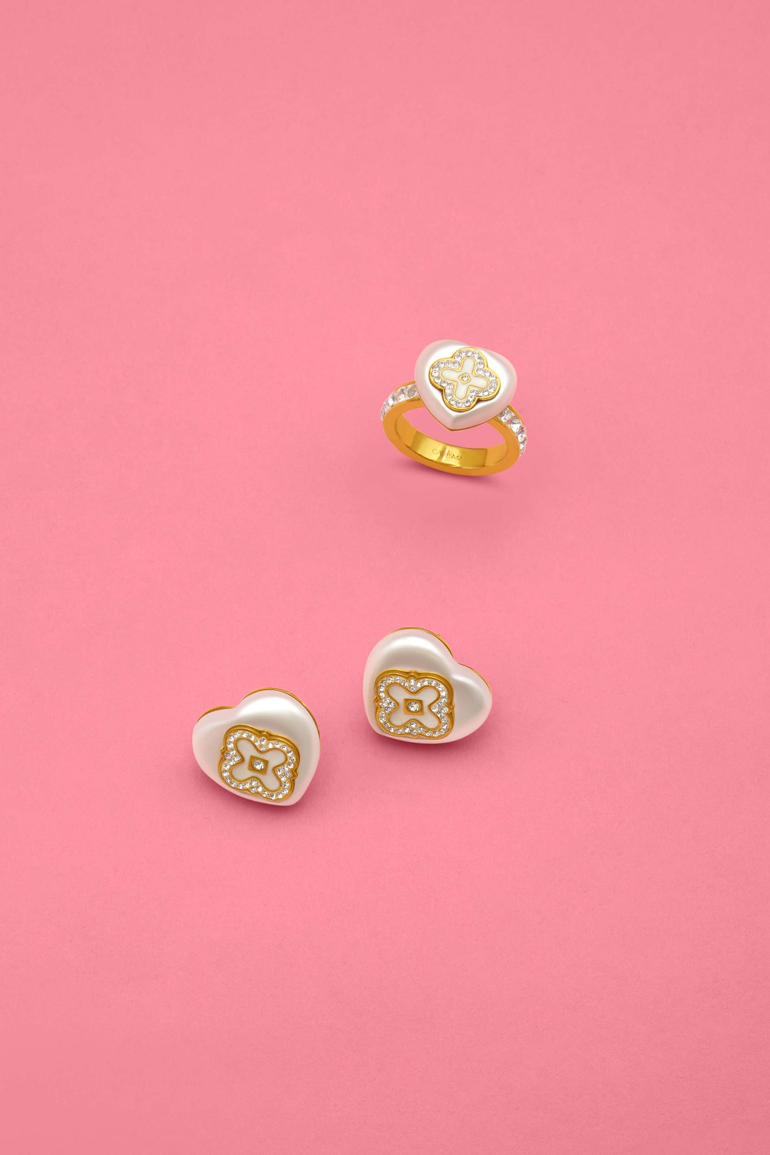 Camille Stud Earrings &amp; Ring Gift Set