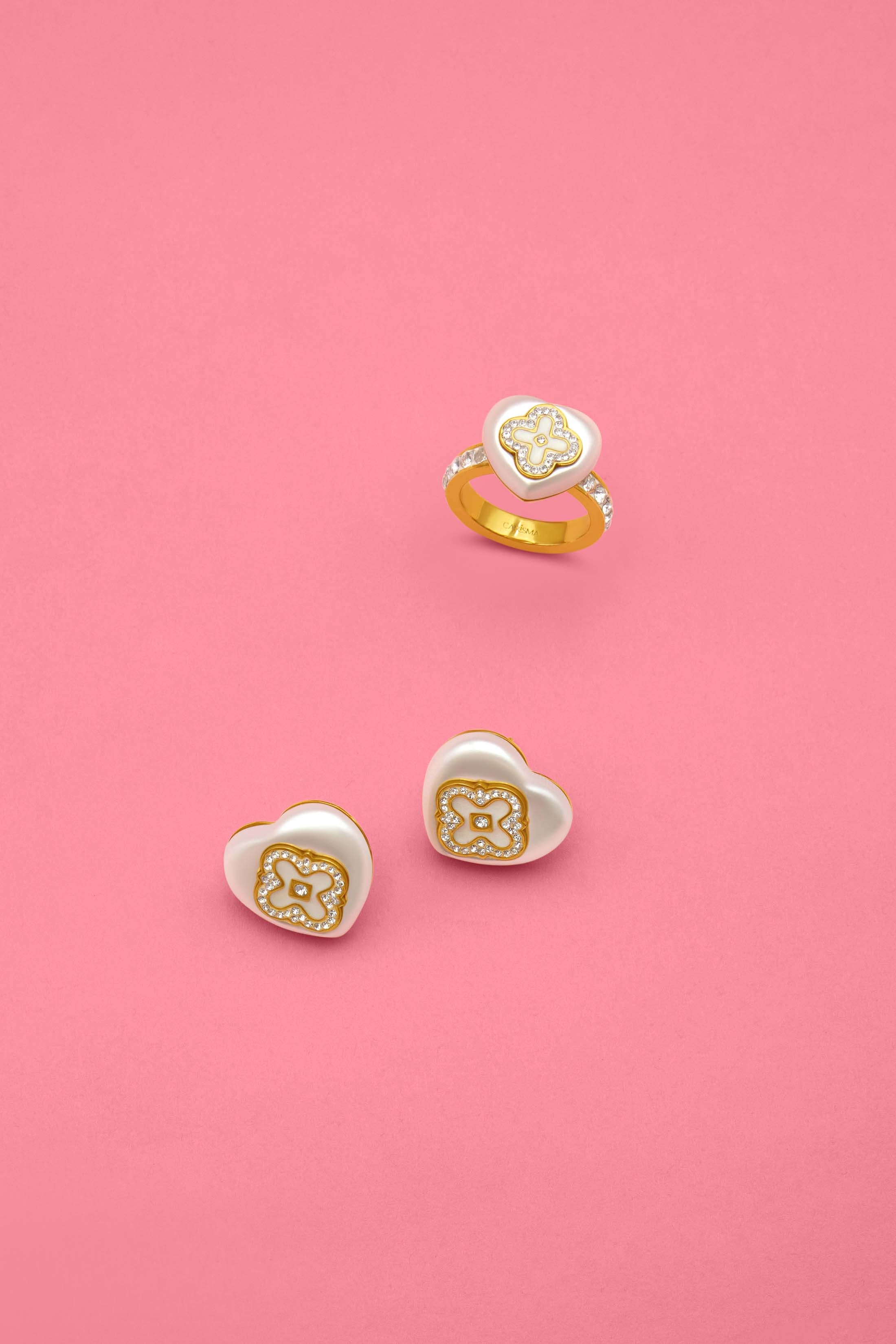 Camille Stud Earrings &amp; Ring Gift Set