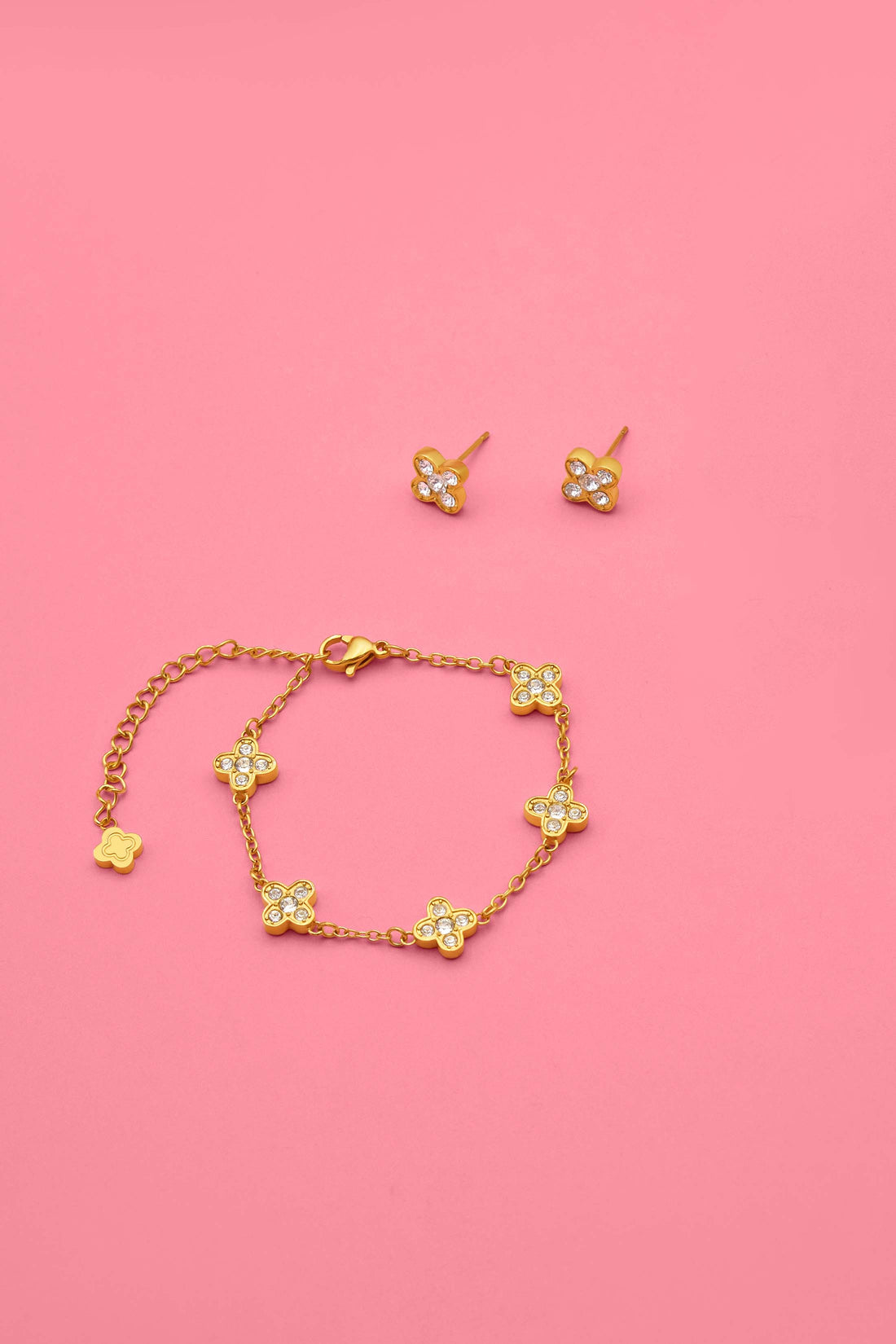 Clara Carisma Stud Earrings &amp; Bracelet Gift Set