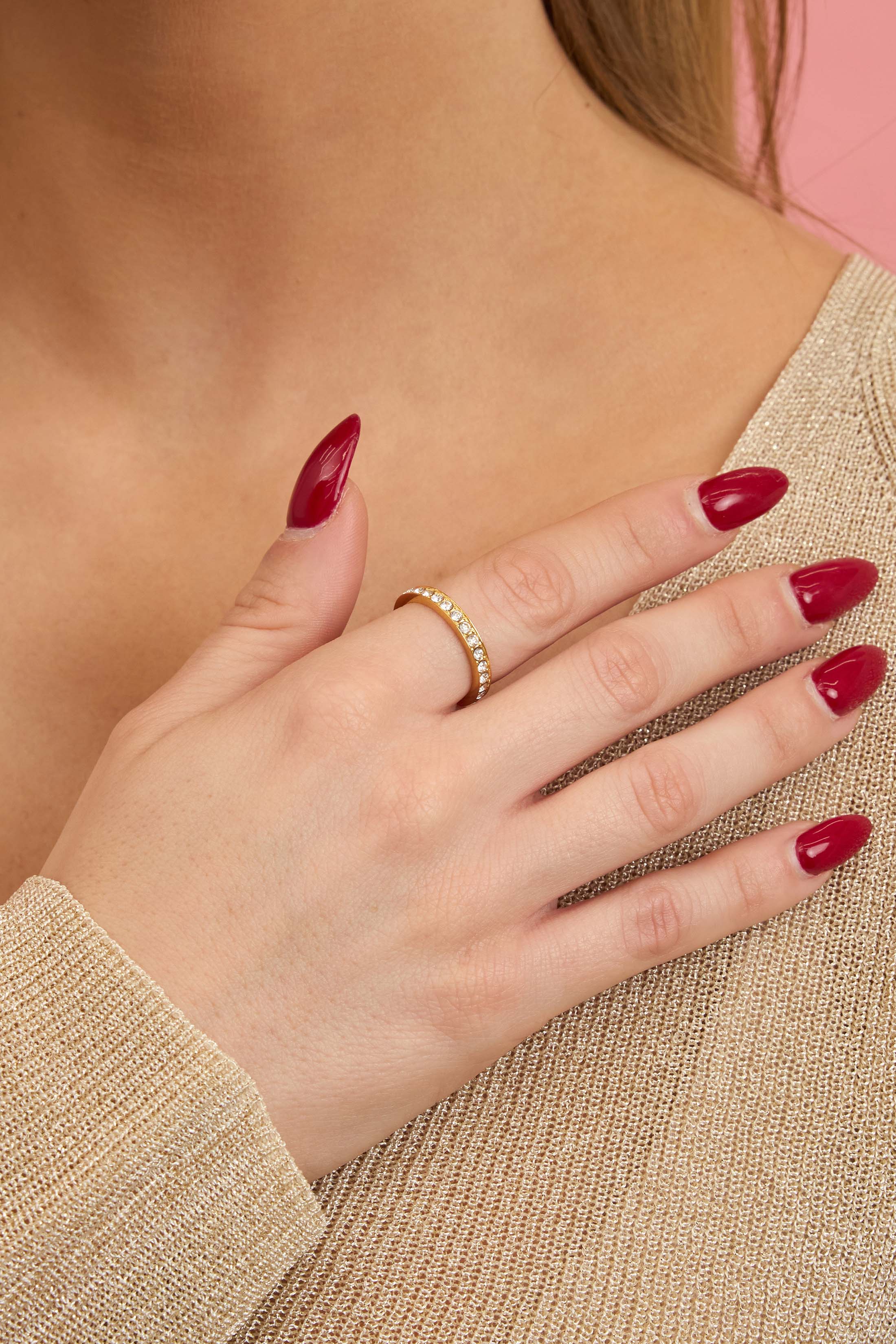 Halo Crystal Ring