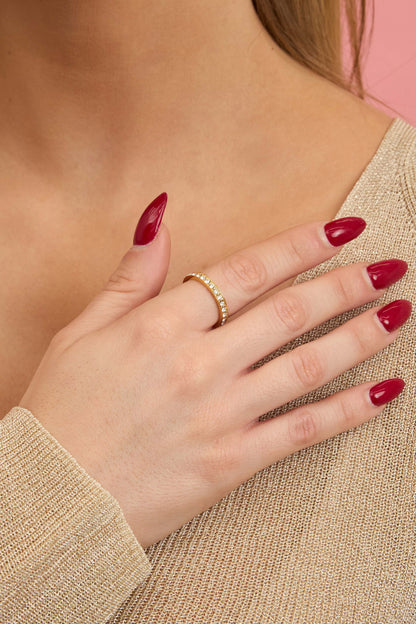 Halo Crystal Ring