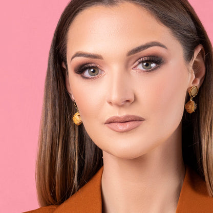 Stone Station Midnight Sparkle Stone Drop Stud Earring Set