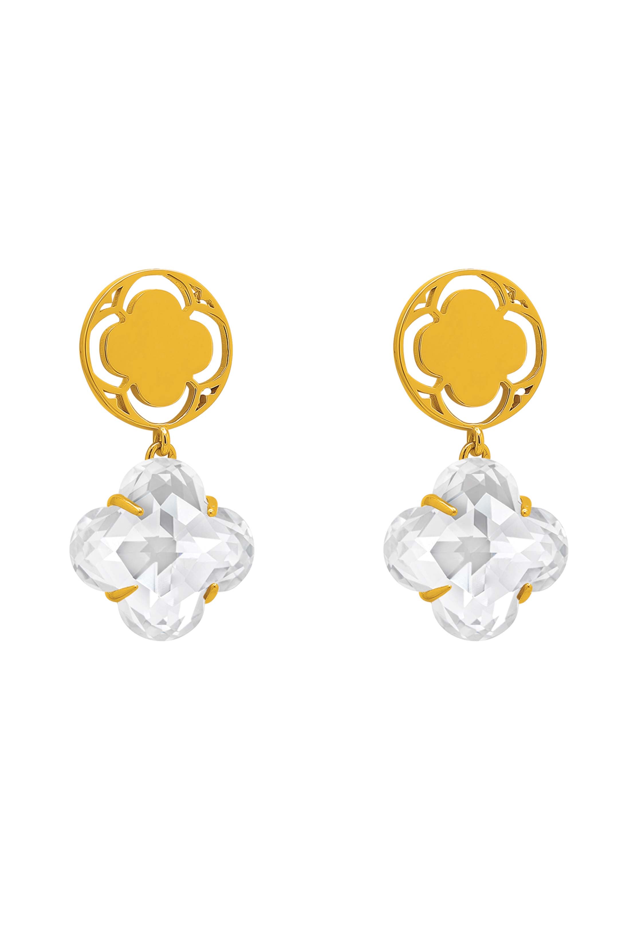 Stone Station Brillantina Stone Drop Stud Earring Set