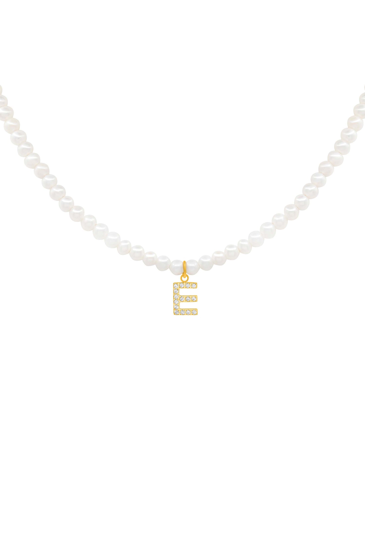 Initial Freshwater Pearl Necklace