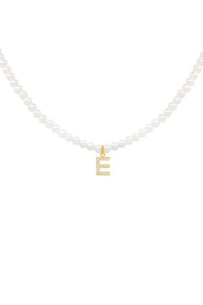 Initial Freshwater Pearl Necklace