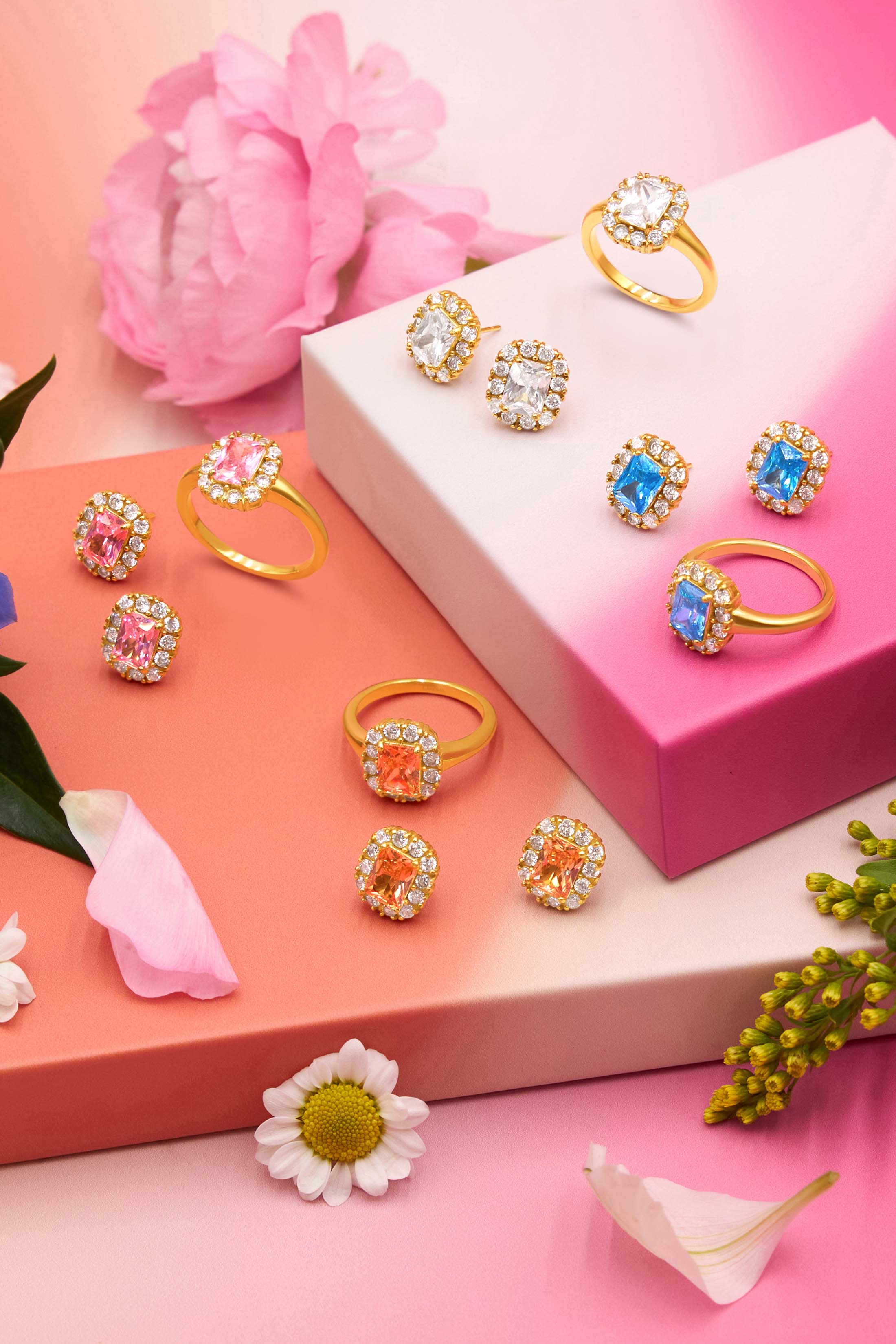 Narċis Alba Stud Earring Set