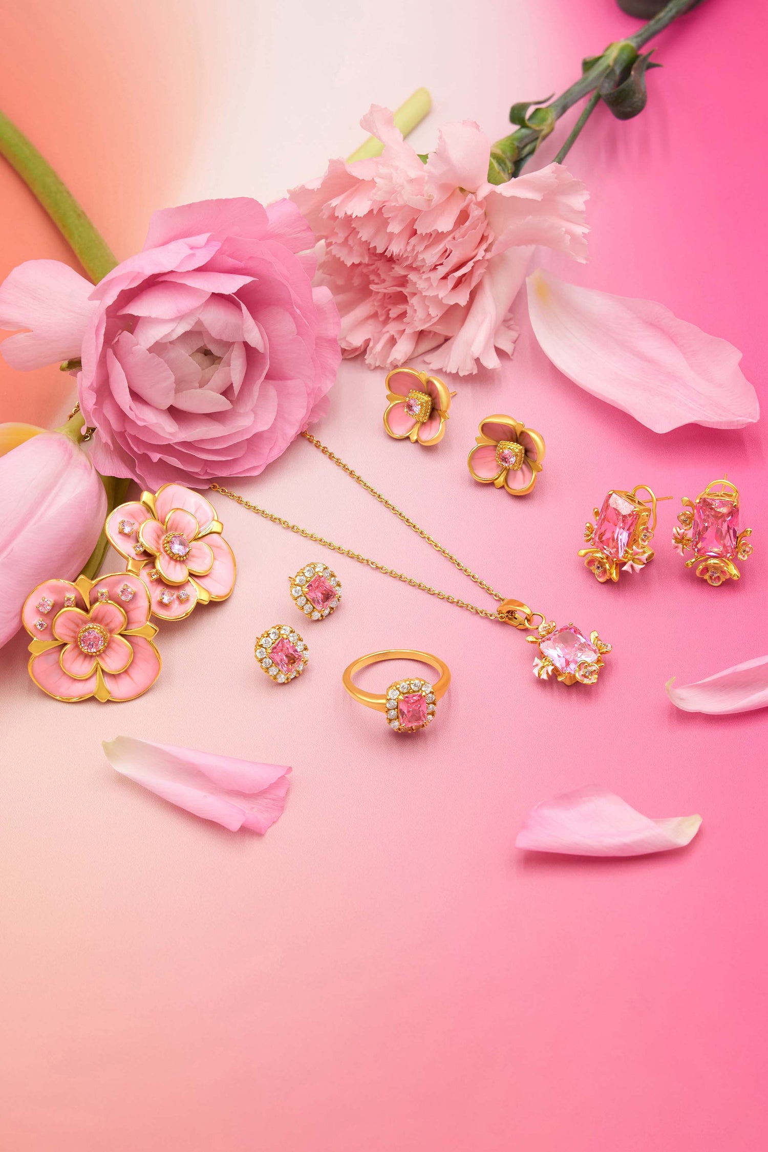 Qronfla Bloom Statement Earring Set