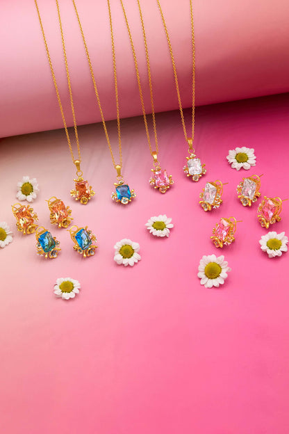 Pimpernell Blu Reġina Stud Earring Set