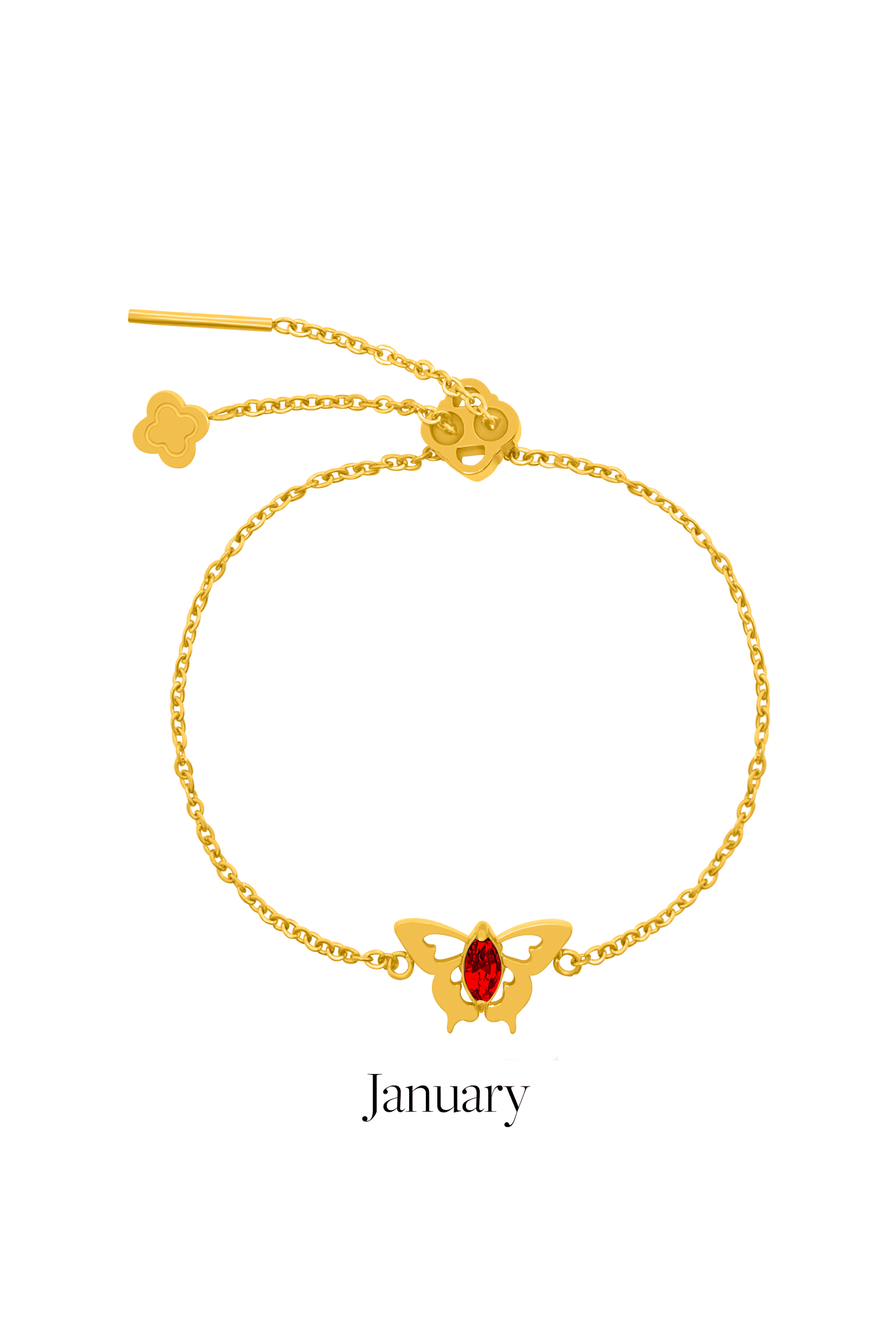 Farfett tal-Fejġel Birthstone Bracelet