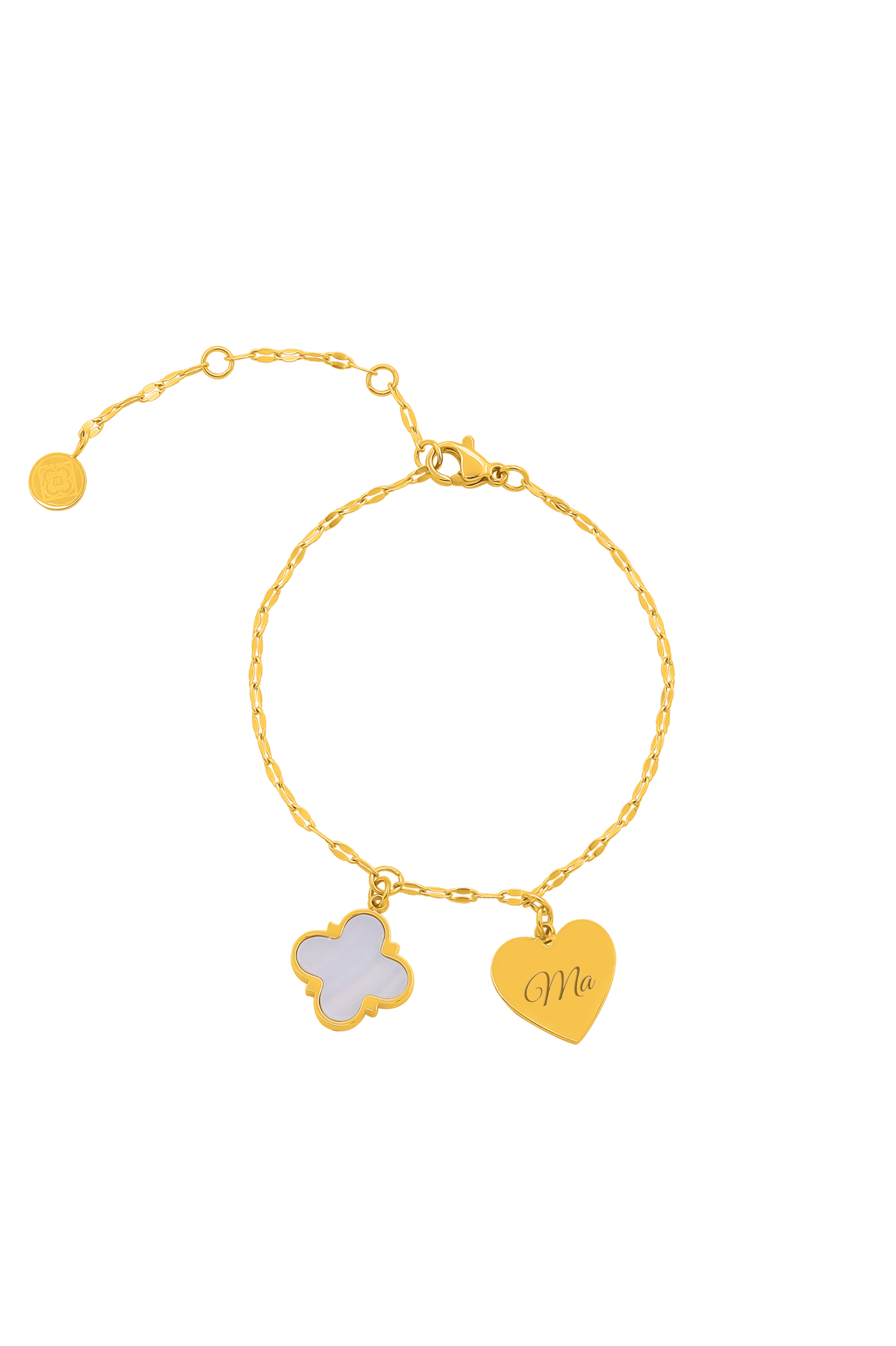 Mother’s Heart Agate Bracelet