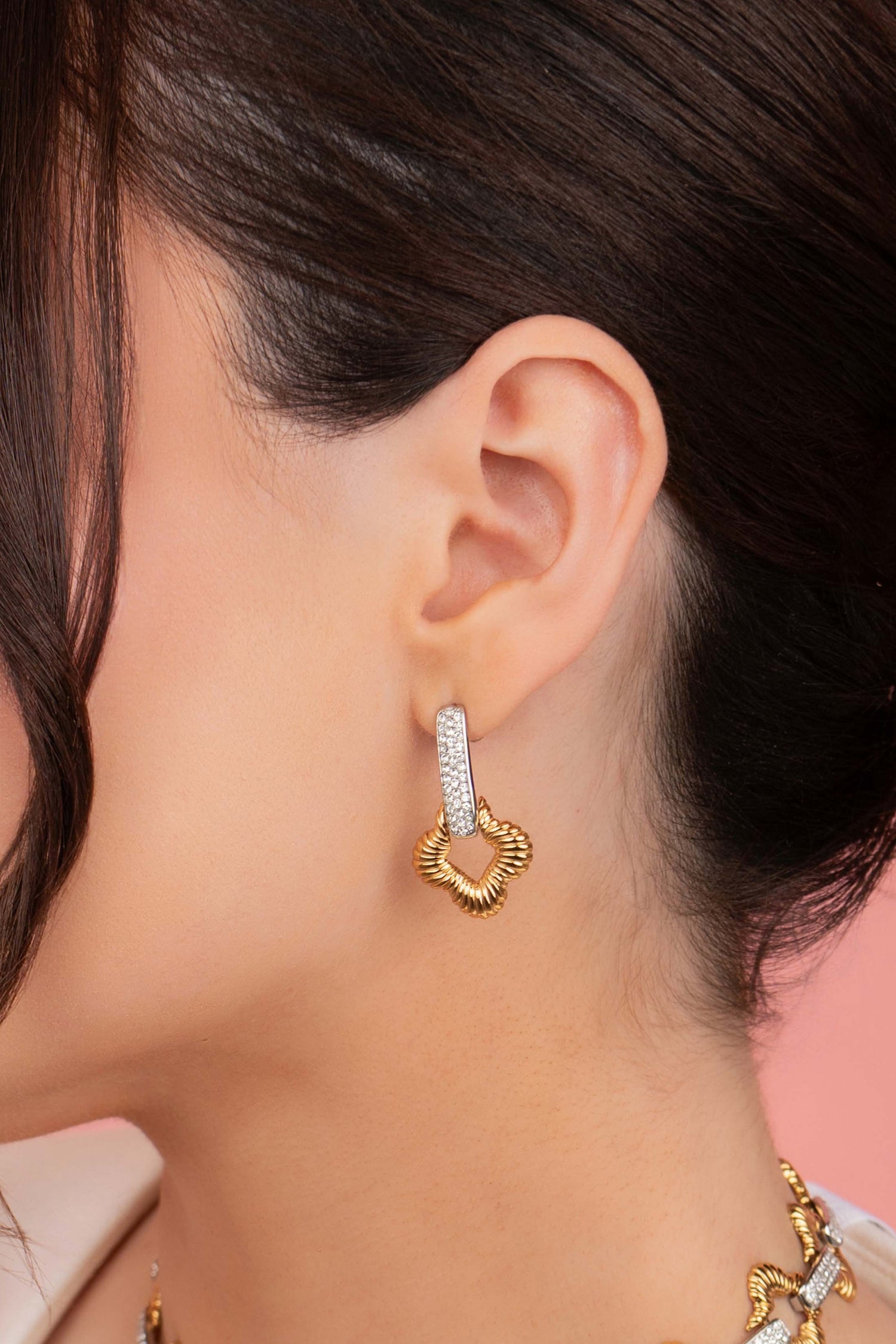 Nota Finali Hoop Earring Set