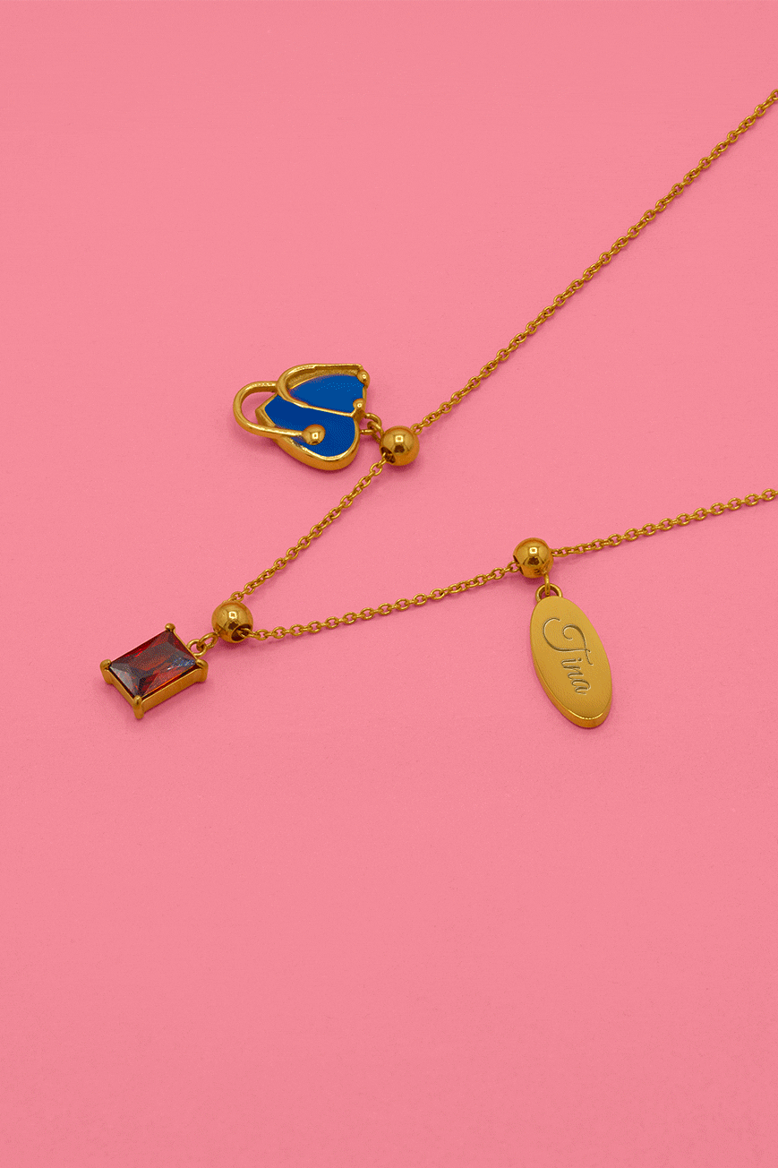 Birthstone Toggle Charm Gift Set