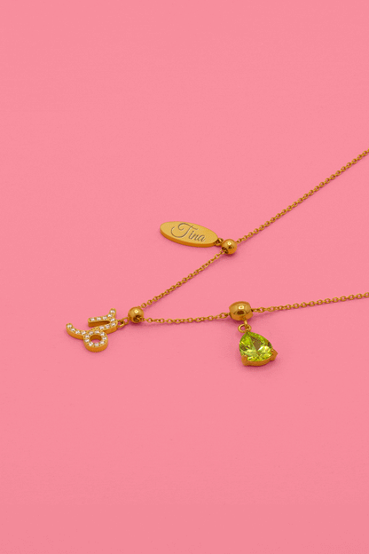 Star Sign Toggle Charm Necklace Gift Set