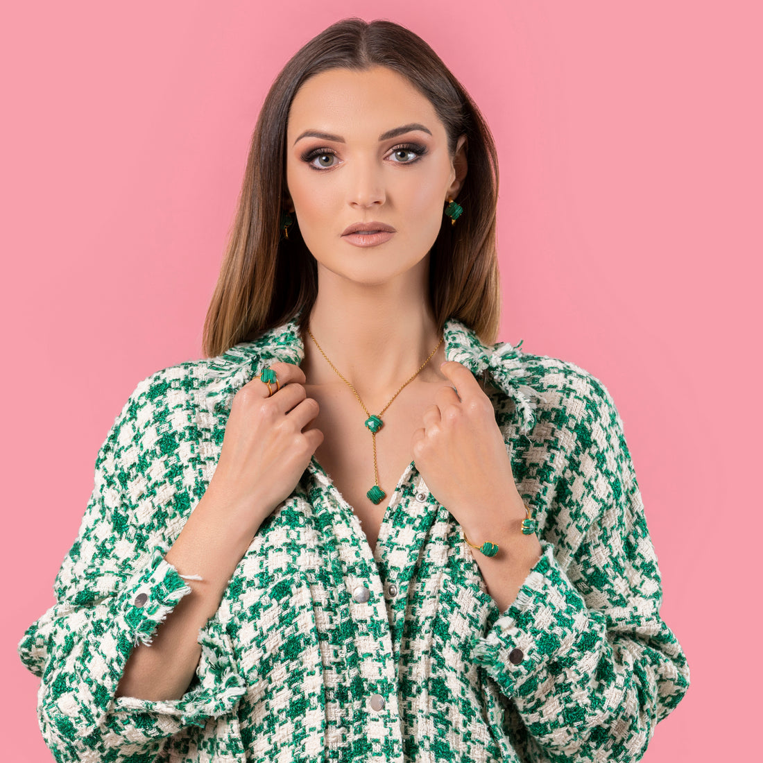 Stone Station Midnight Sparkle Stone Necklace