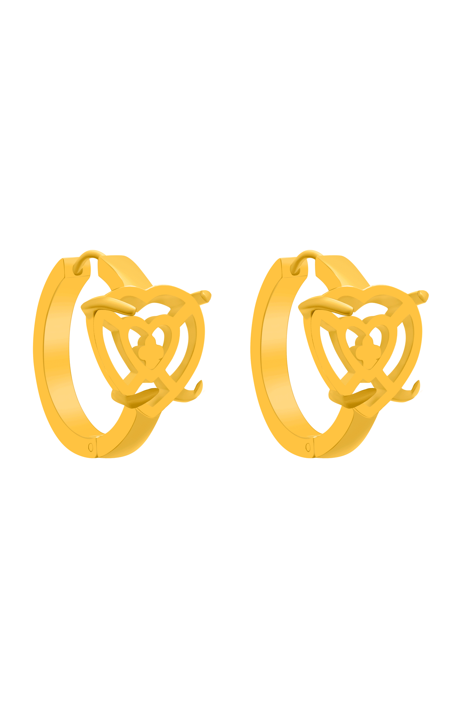 Stone Station Qalbi Hoop Earring Set