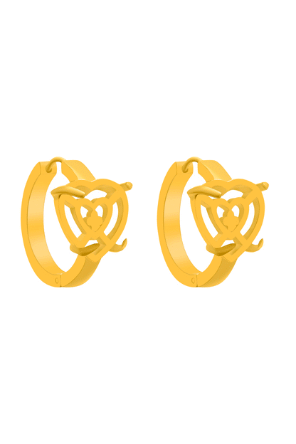 Stone Station Qalbi Hoop Earring Set