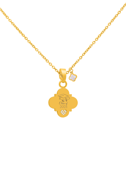 Carisma Heart Graduation Emblem Necklace