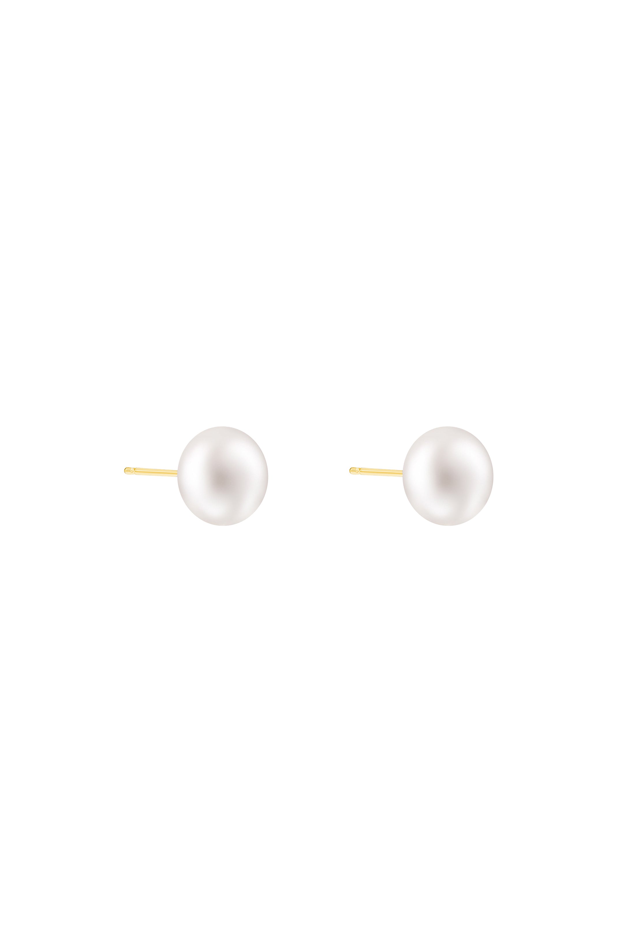 8MM Freshwater Pearl Stud Earring Set
