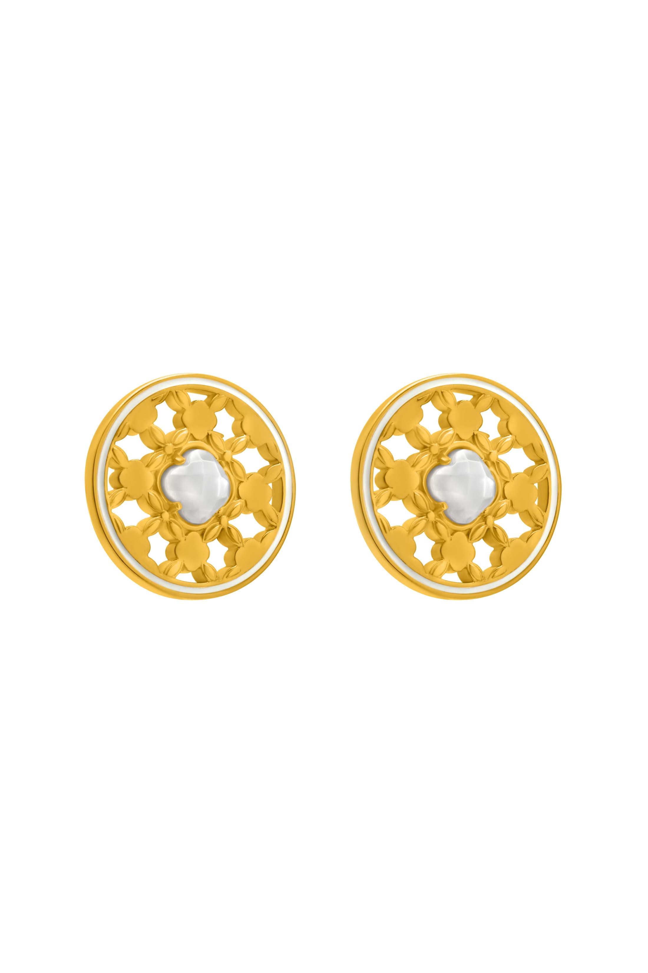 Victoria Lace Stud Earring Set &amp; Xagħra Lace Small Pendant Gift Set