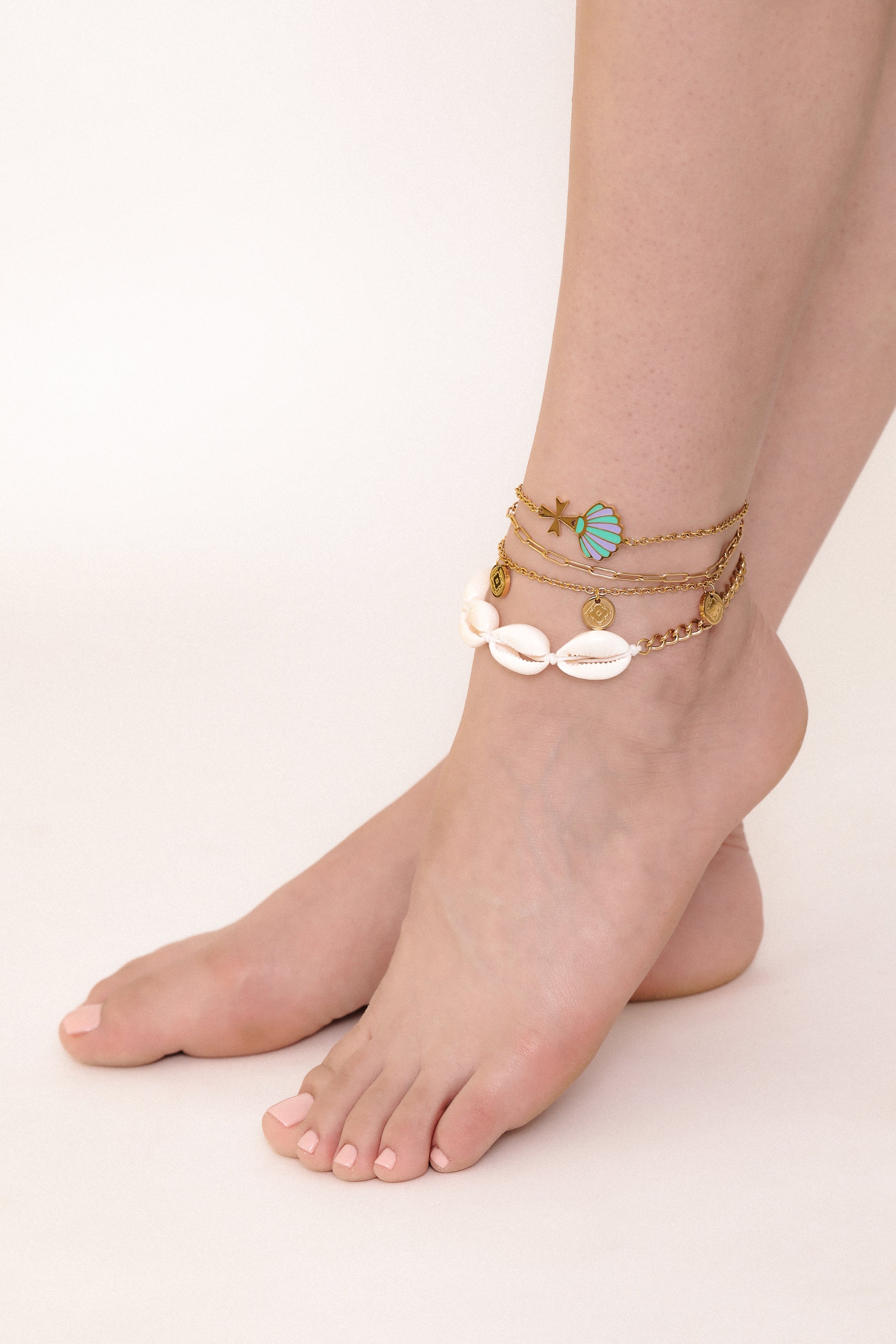 Rectangle Link Anklet