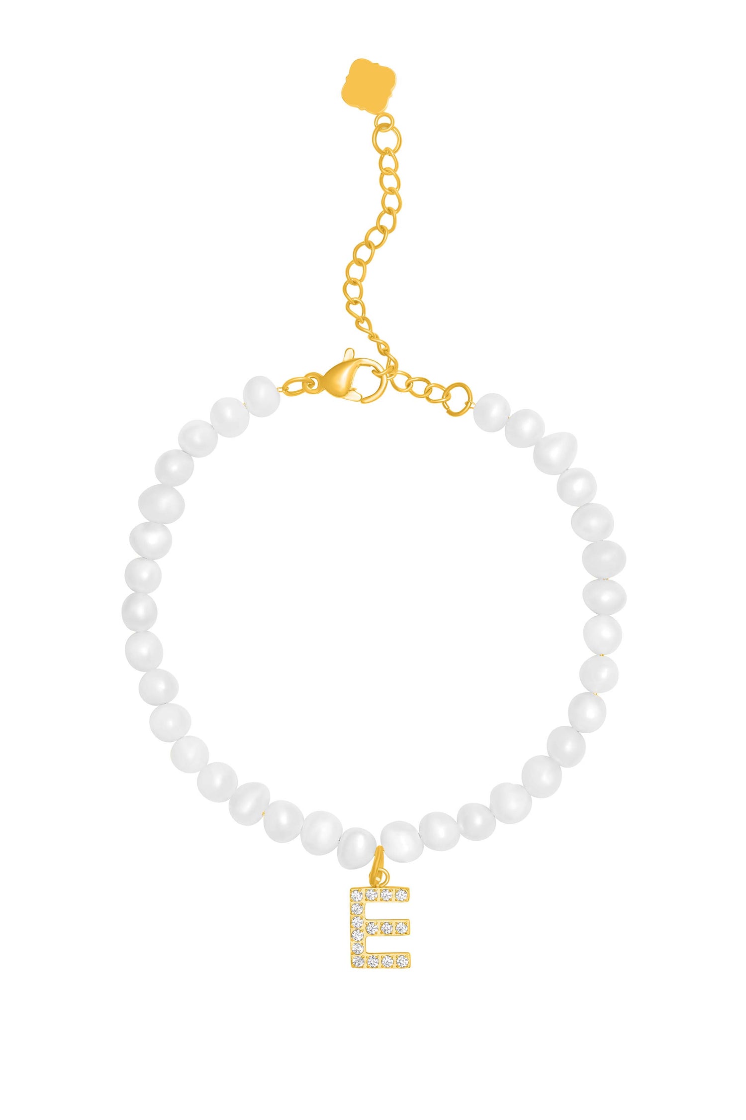 Initial Freshwater Pearl Bracelet