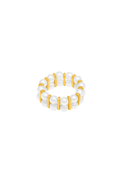 Twin Pearl Ring