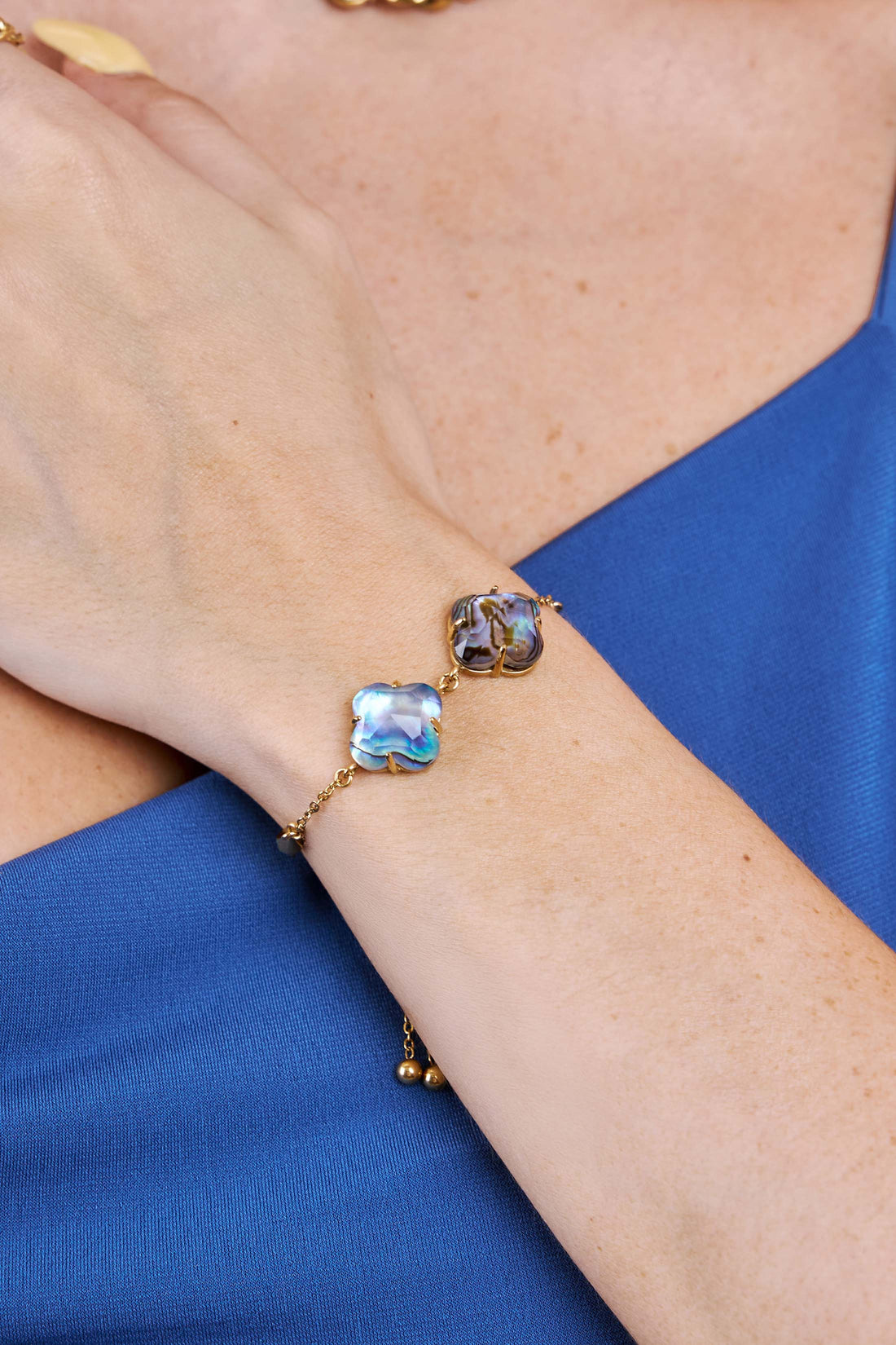 Stone Station Abalone Stone Bracelet