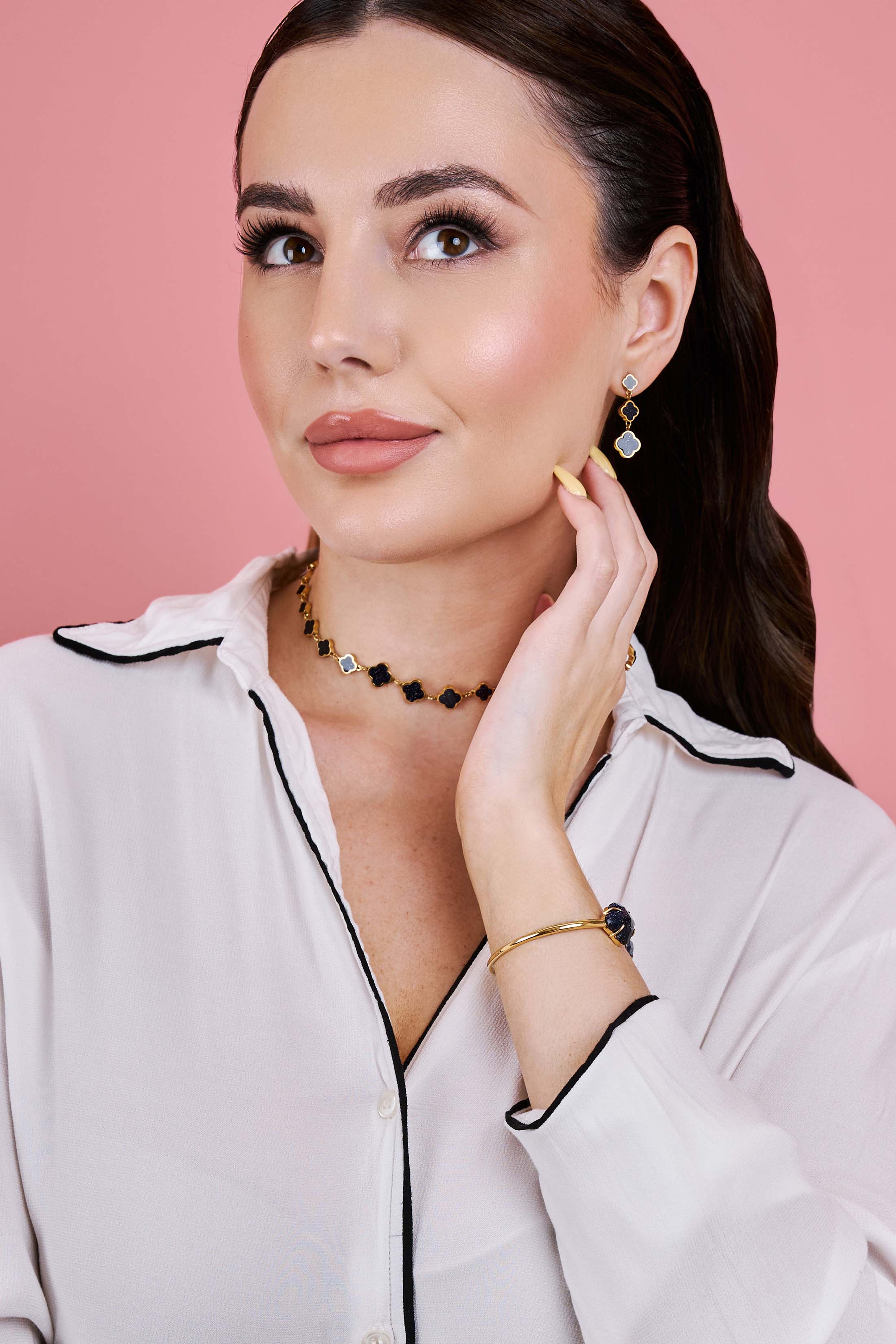 Sofia Midnight Sparkle Stud Earring Set – Carisma Collections