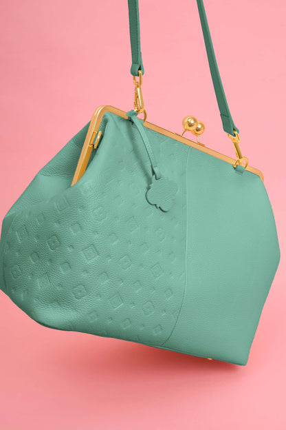 The Helena Maxi Kiss Lock Bag