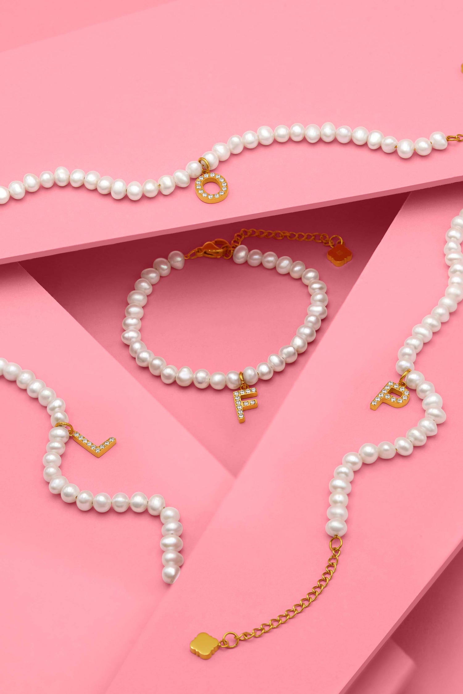 Initial Freshwater Pearl Bracelet