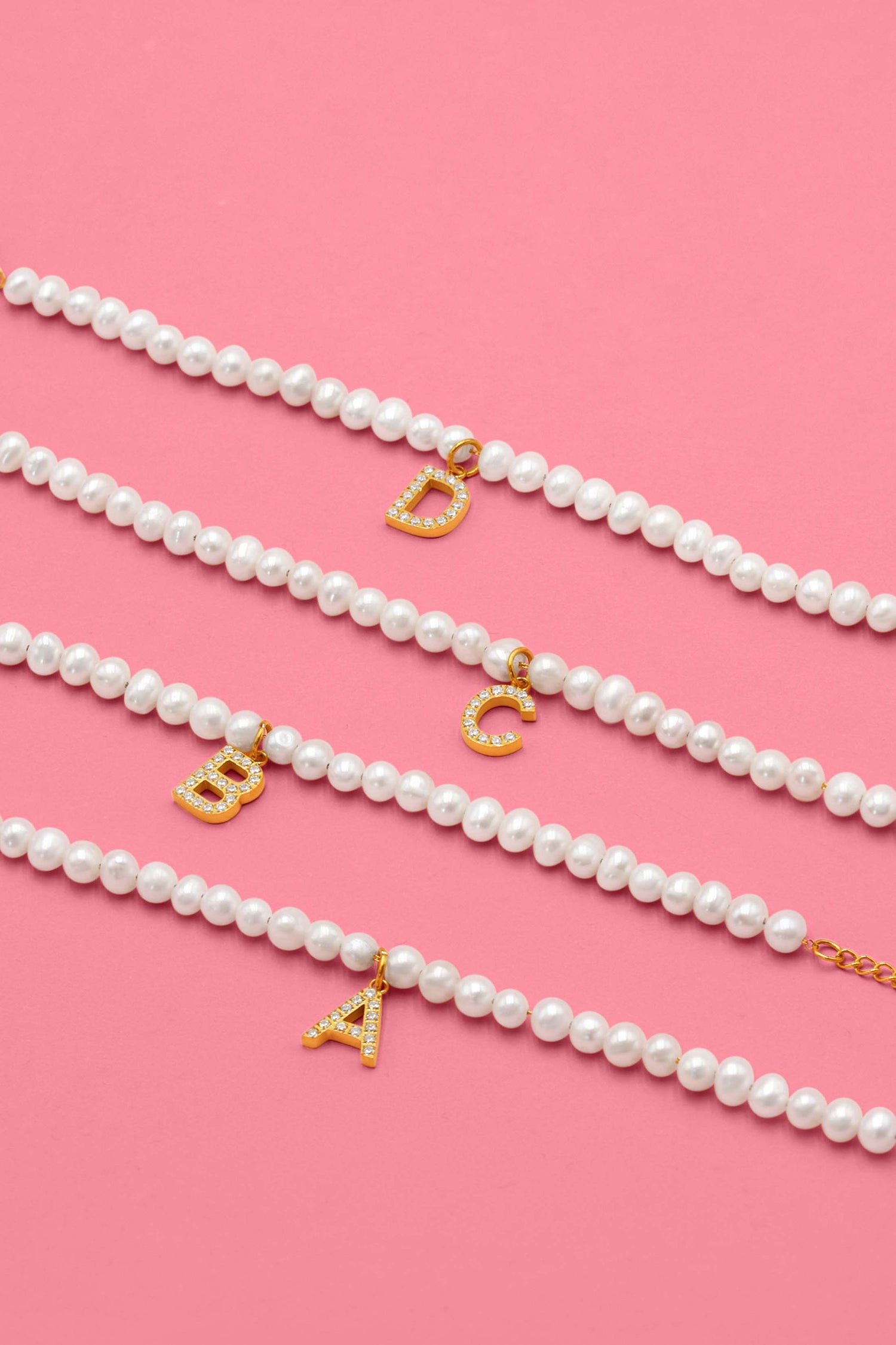 Initial Freshwater Pearl Bracelet