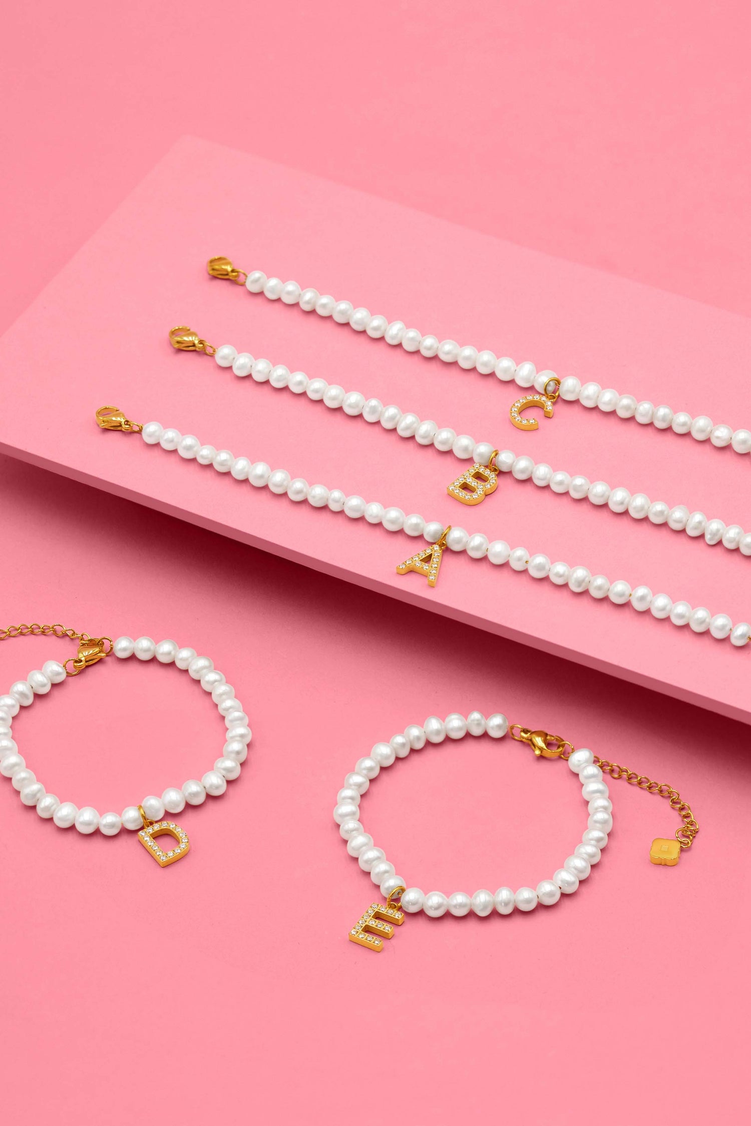 Initial Freshwater Pearl Bracelet