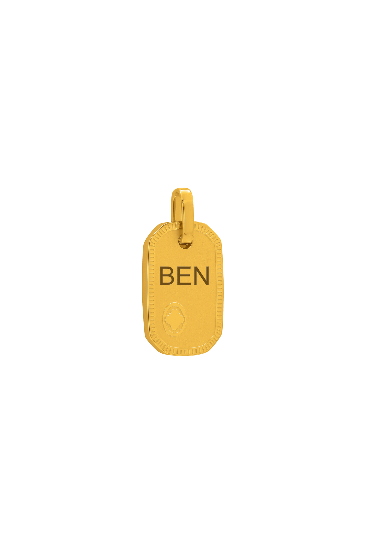 Carisma Logo Tag Engravable Pendant