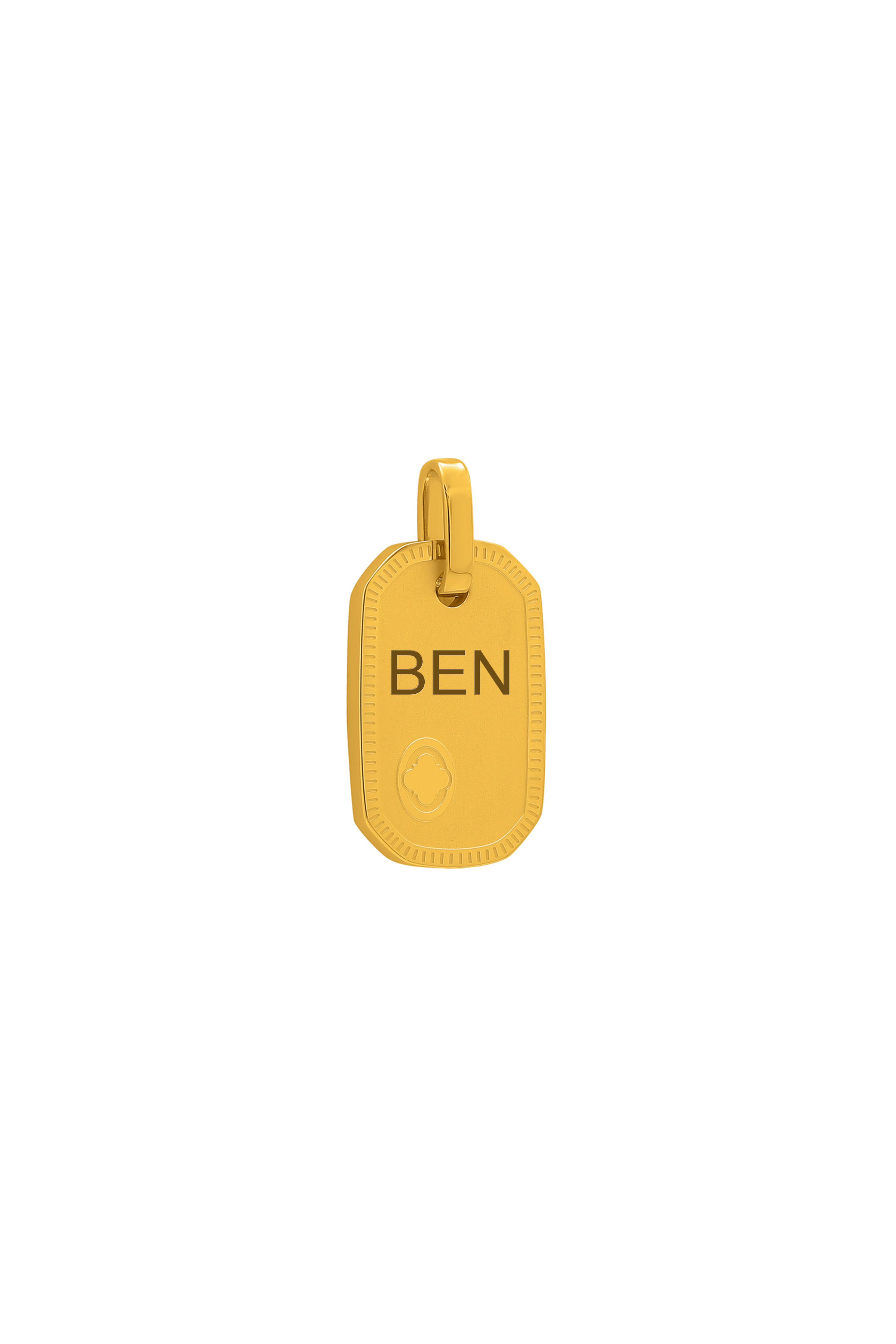 Carisma Logo Tag Engravable Pendant