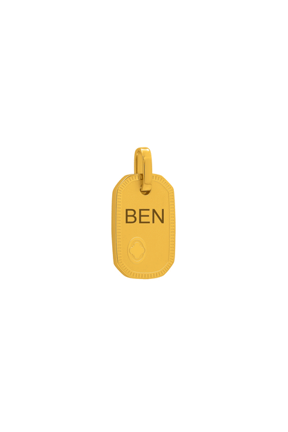Carisma Logo Tag Engravable Pendant