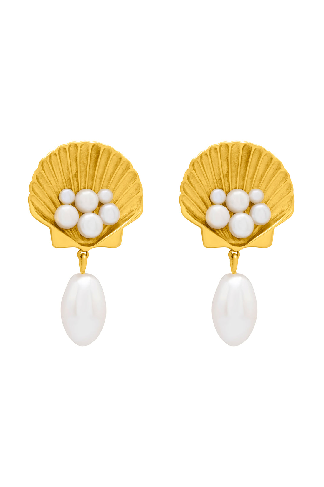 Arzella FreshWater Pearl Drop Stud Earrings