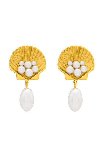 Arzella FreshWater Pearl Drop Stud Earrings &amp; Pendant Gift Set