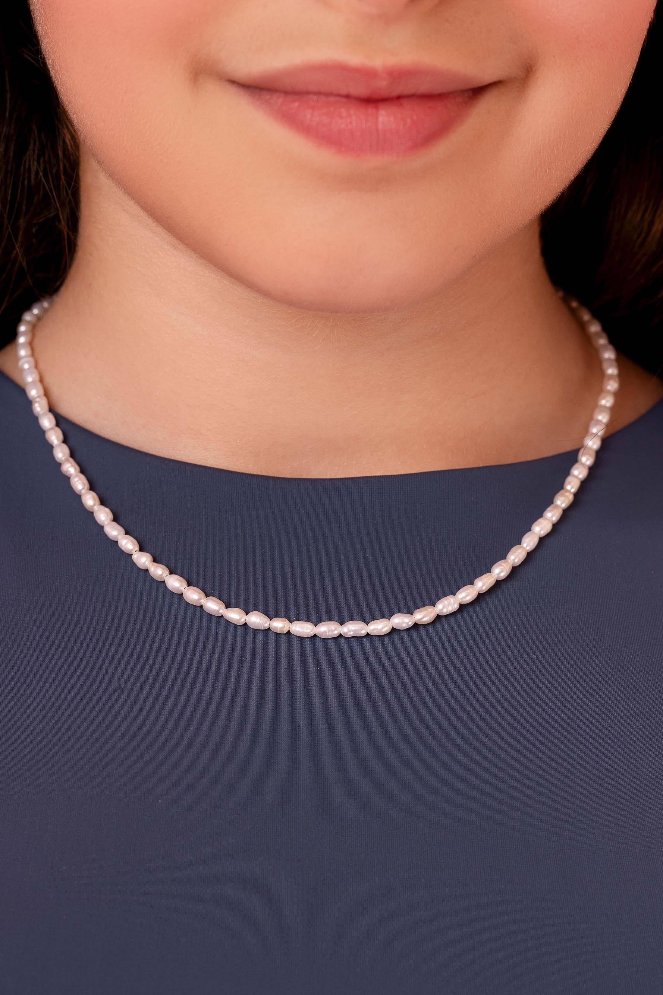 Freshwater Pearl Silver Necklace