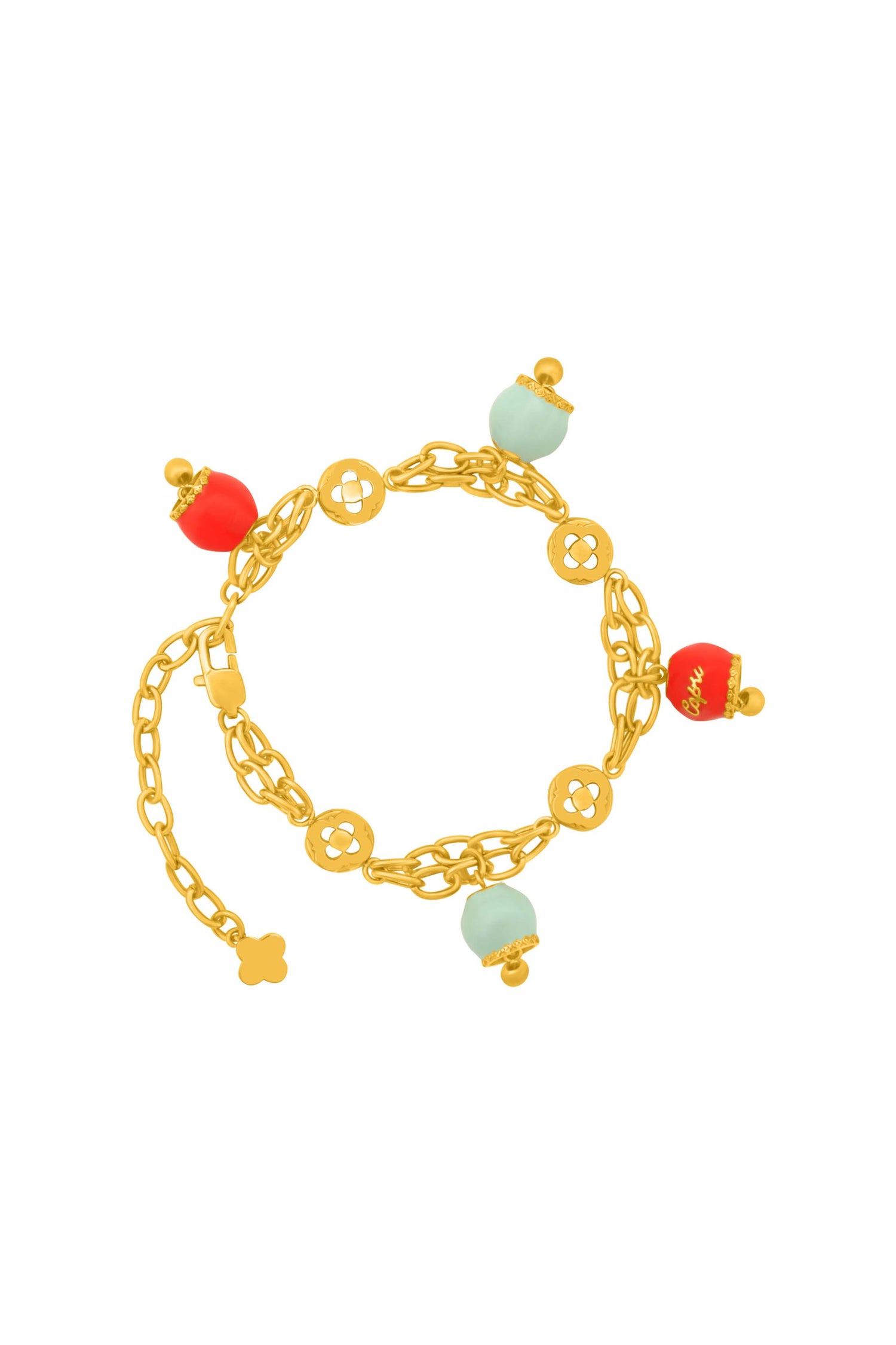 Capri Bell Fortuna Charm Bracelet