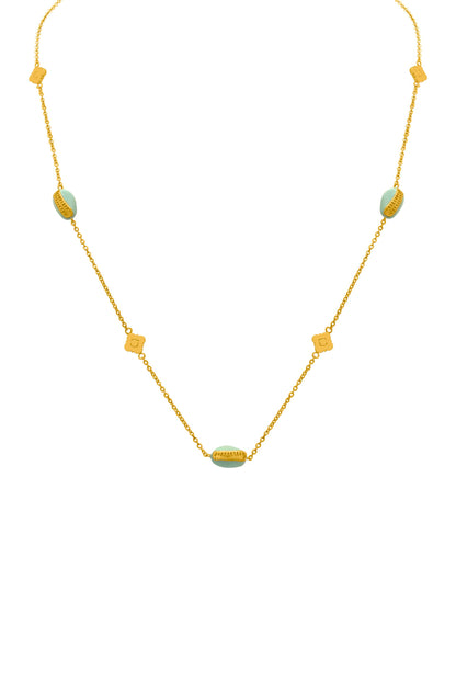 Capri Blu Shell Necklace