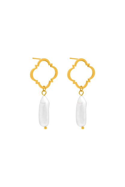 Meghan’s Baroque Freshwater Pearl Earring Set &amp; Necklace Gift Set