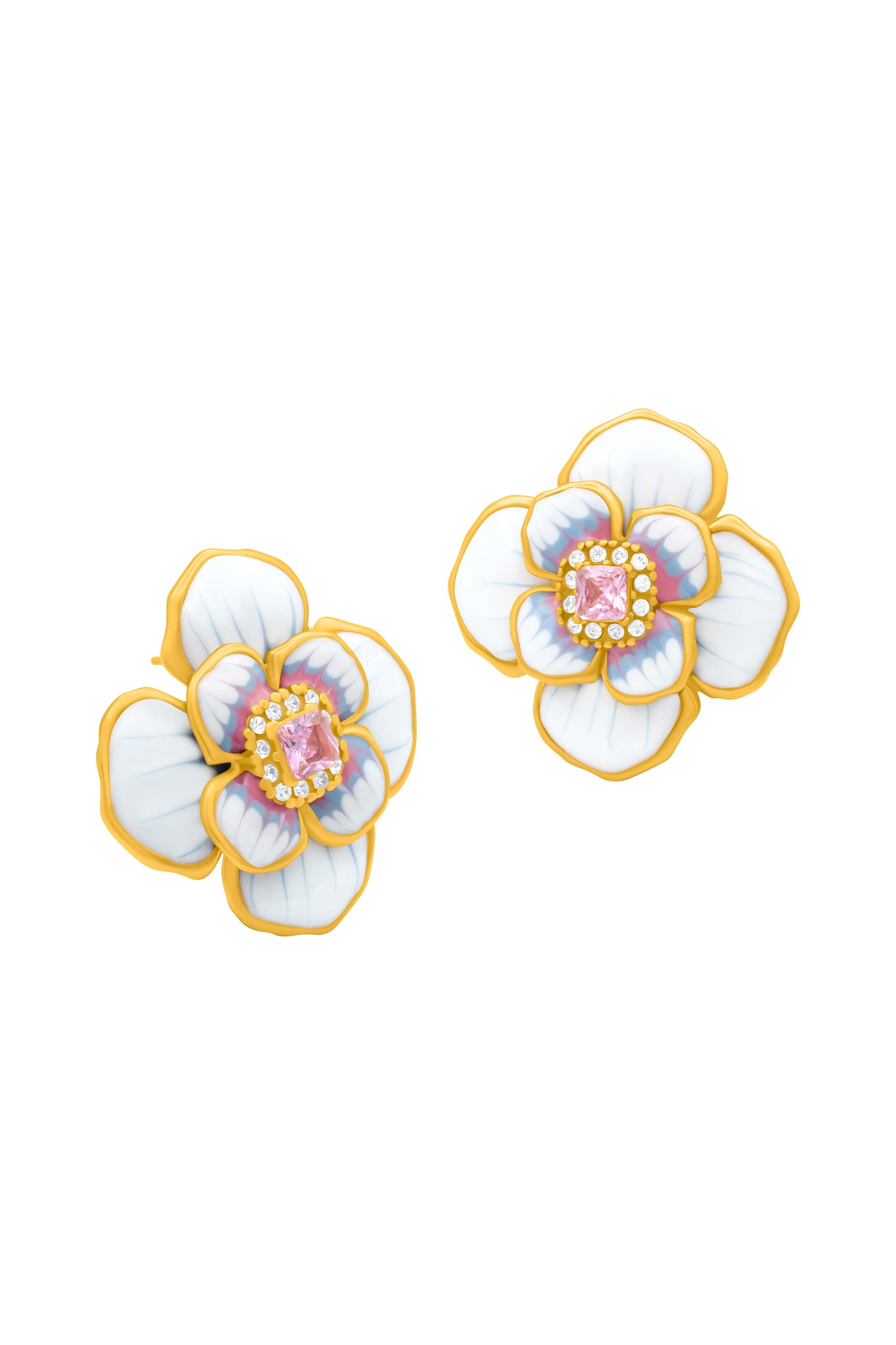 Pimpernell Blu Statement Earring Set