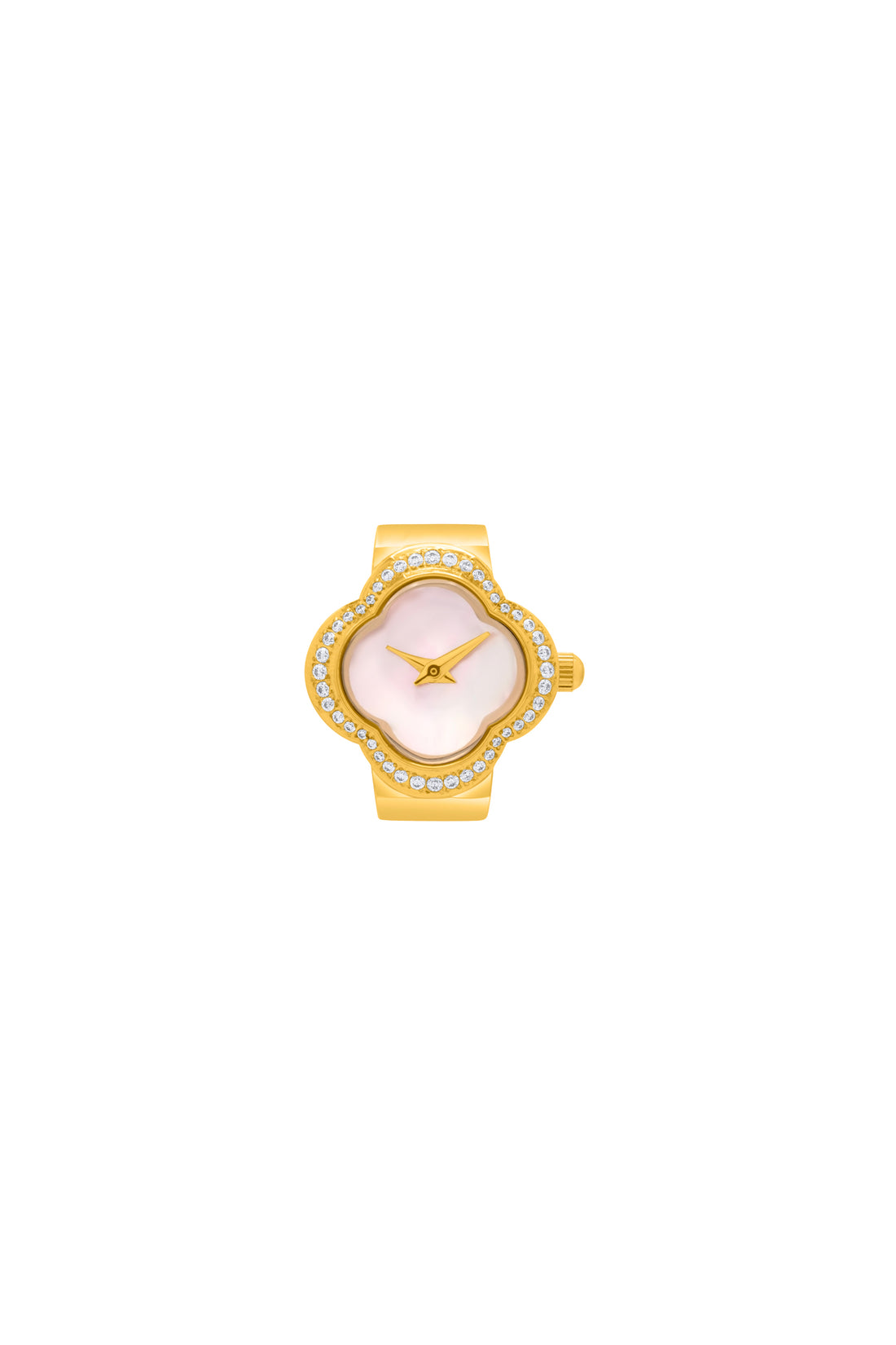 Carisma Pink Mother of Pearl Ring Watch