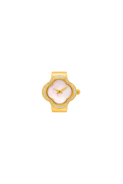 Carisma Pink Mother of Pearl Ring Watch