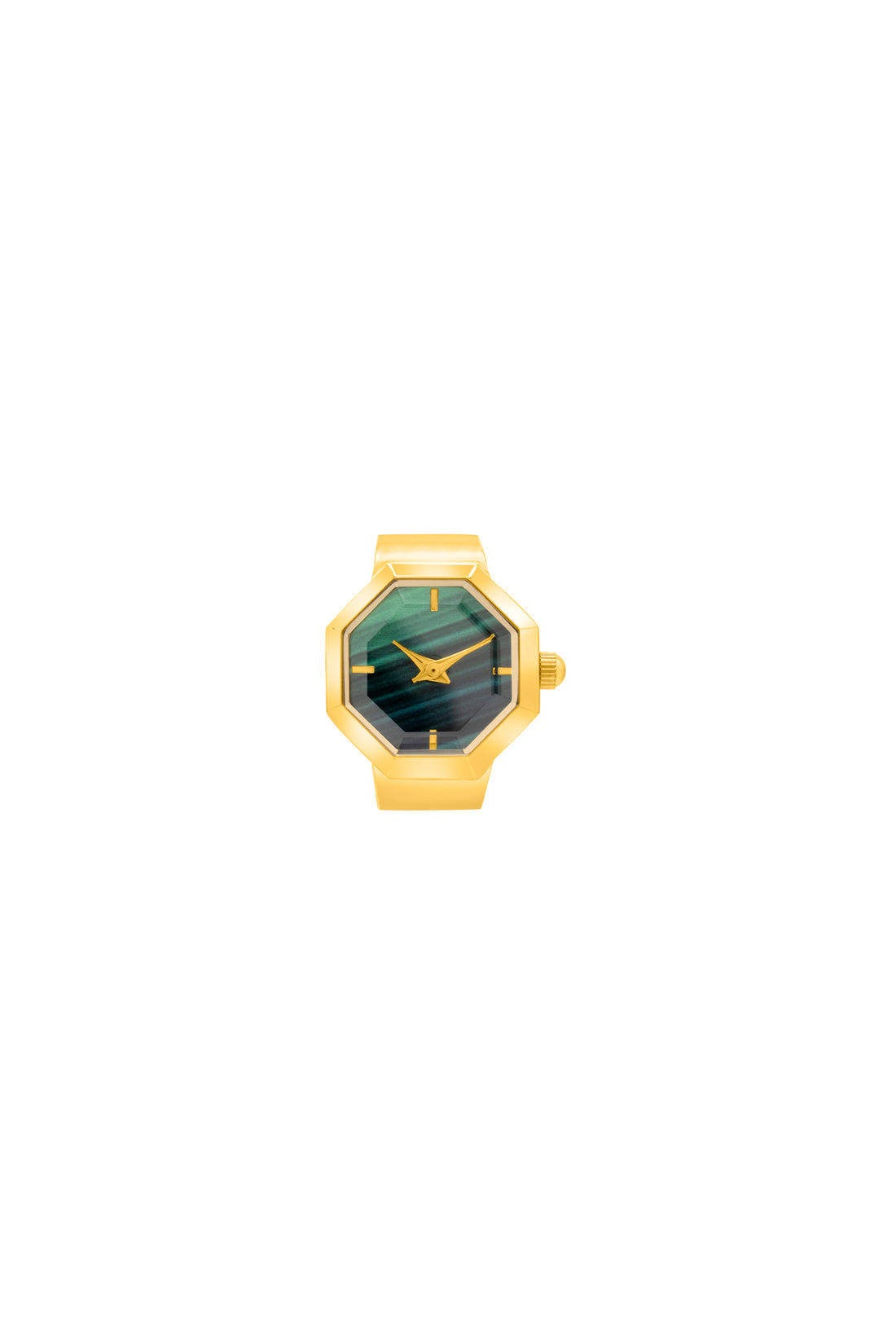 Malachite Carisma Ring Watch