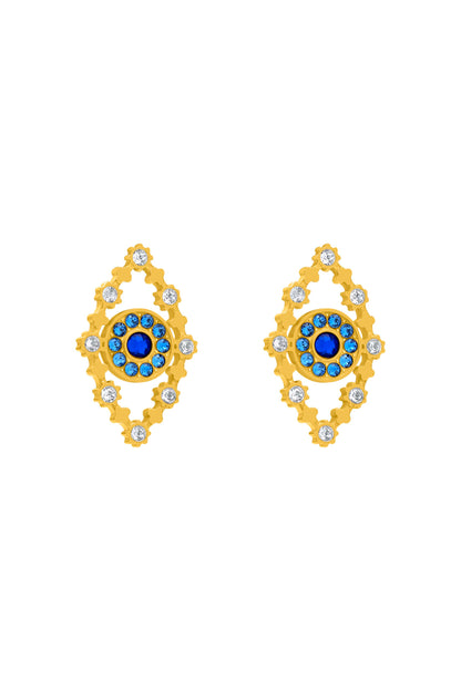 Milos Evil Eye Statement Stud Earring Set