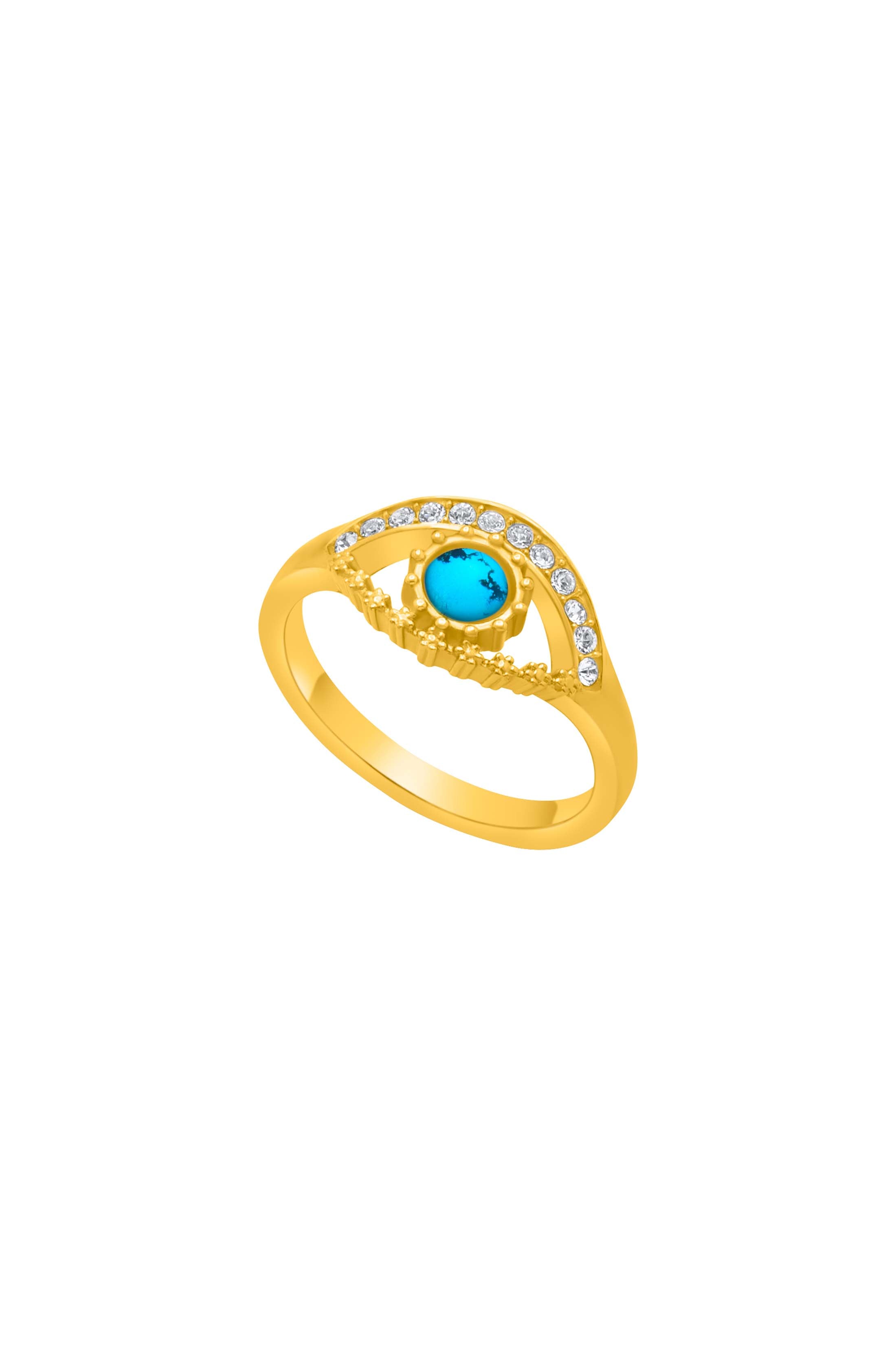 Milos Evil Eye Ring